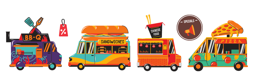 Food truck style and sales pitch