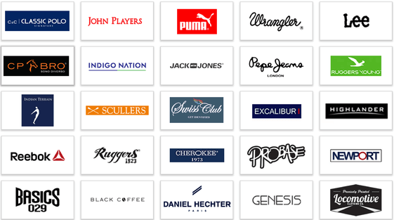 clothing business top brands